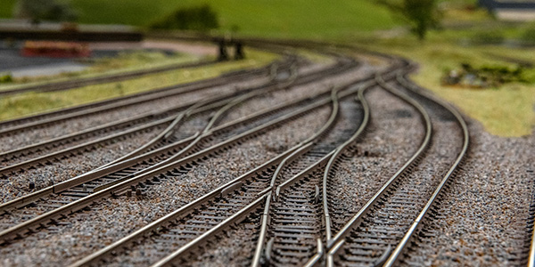 ballasting model railway track